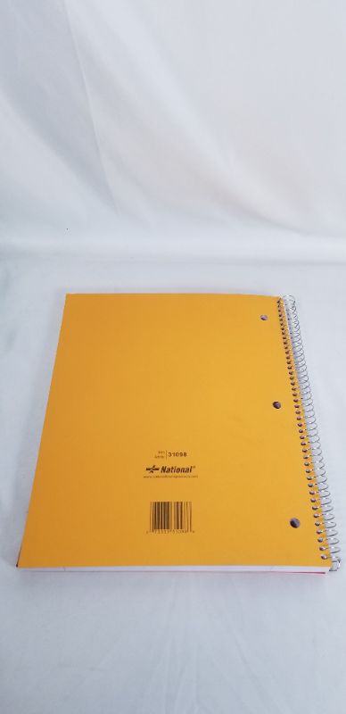 Photo 1 of  RED 1 SUBJECT 100 SHEETS COLLEGE RULED NOTEBOOK NEW