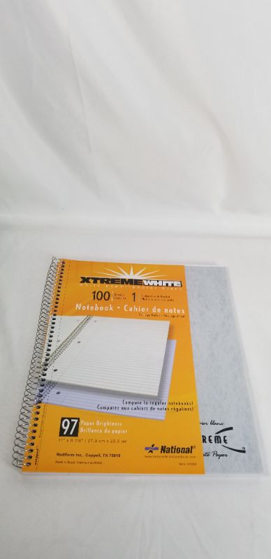 Photo 1 of  GRAY 1 SUBJECT 100 SHEETS COLLEGE RULED NOTEBOOK NEW