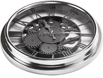 Photo 1 of 11.75 MECHANICAL GEAR WALL CLOCK NEW