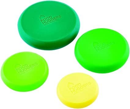 Photo 3 of SILICONE FOOD HUGGER FOR CUT FRUITS AND VEGETABLES, SET OF 4, ASSORTED NEW