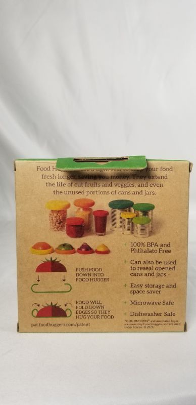 Photo 6 of SILICONE FOOD HUGGER FOR CUT FRUITS AND VEGETABLES, SET OF 4, ASSORTED NEW