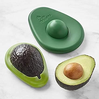 Photo 1 of SILICONE FOOD HUGGER FOR CUT AVOCADOS, SET OF 2, ASSORTED NEW 