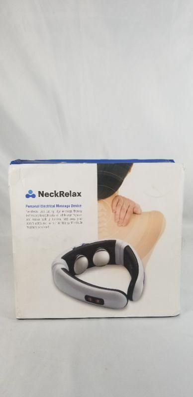 Photo 2 of NECK RELAX RELEASEES TENSION THROUGH NECK BACK AND SHOULDERS 2 ELECTRO PADS 1 ELECTRO CORD 1 NECK RELAX NEW 