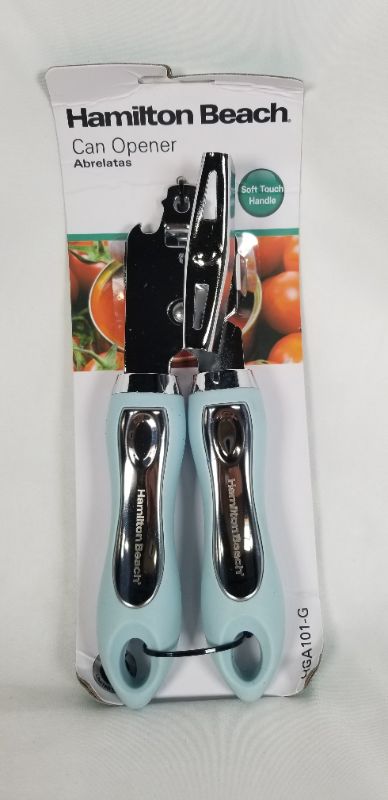 Photo 1 of TEAL CAN OPENER WITH SOFT TOUCH HANDLE NEW