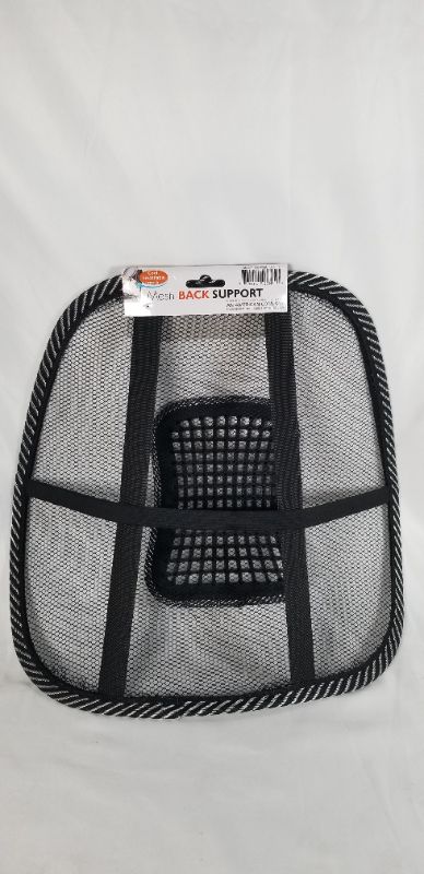 Photo 2 of BLACK MESH BACK SUPPORT NEW 