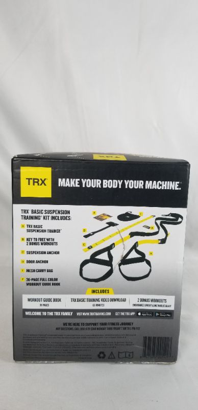 Photo 4 of ALL IN ONE BASIC SUSPENSION TRAINER KIT MAKE YOUR BODY YOUR MACHINE NEW