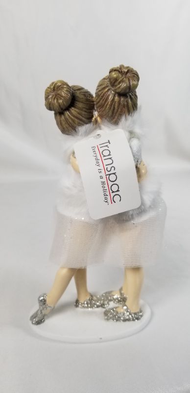 Photo 4 of WINTER BALLERINA GIRLS RESIN FIGURE 6H INCHES NEW