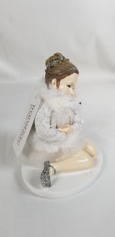 Photo 4 of SITTING BALLERINA RESIN FIGURE 3H INCHES  NEW