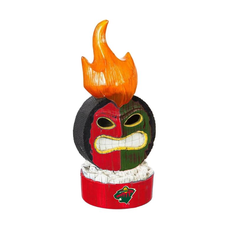 Photo 1 of MINNESOTA WILD LIT LED PUCK RESIN STATUE 4.25 X11.5H INCHES NEW