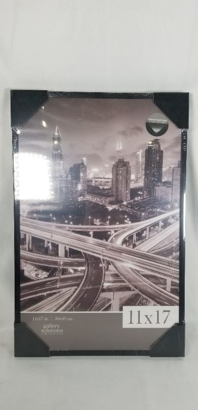 Photo 1 of BLACK WALL FRAME 11 X 17 INCHES NEW