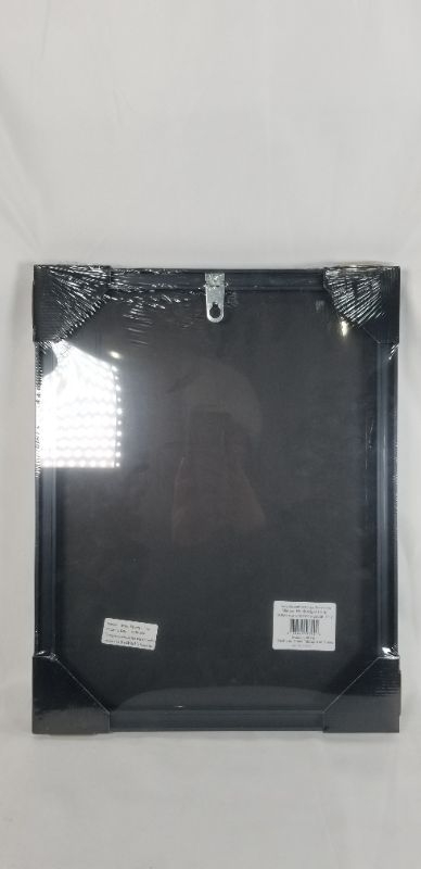 Photo 2 of BLACK METAL WALL FRAME 11 X 14 INCHES HOLDS 5 X 7 INCH PHOTO NEW