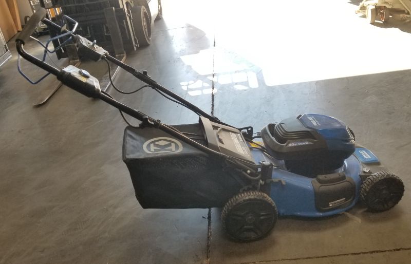 Photo 3 of KOBALT BRUSHLESS 40V MAX MOWER INCLUDES 40V BATTERY AND CHARGER MODEL KMP 5040-06 USED