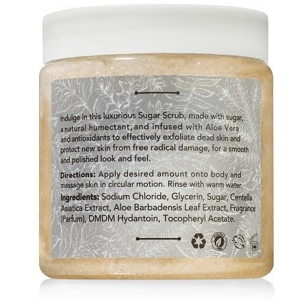 Photo 1 of SUGAR SCRUB WITH ALOE SUGAR SCRUB WITH ALOE VERA AND ANTIOXIDANTS EXFOLIATES SKIN AND PROTECTS NEW SKIN VERA AND ANTIOXIDANTS EXFOLIATES SKIN AND PROTECTS NEW SKIN NEW 