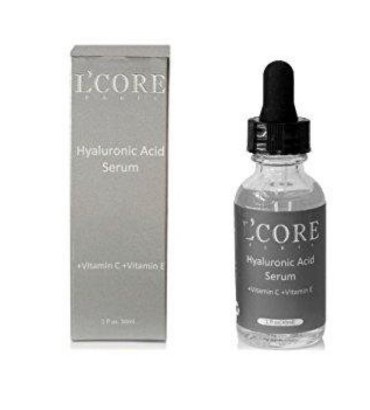 Photo 1 of LCORE CONCENTRATED HYALURONIC ACID SERUM HYDRATES AND MOISTURIZES REDUCING THE APPEARANCE OF FINE LINES AND WRINKLES INFUSED WITH VITAMIN E AND VITAMIN C WITH ANTIOXIDANTS REDUCES INFLAMMATION OF THE SKIN NEW IN BOX