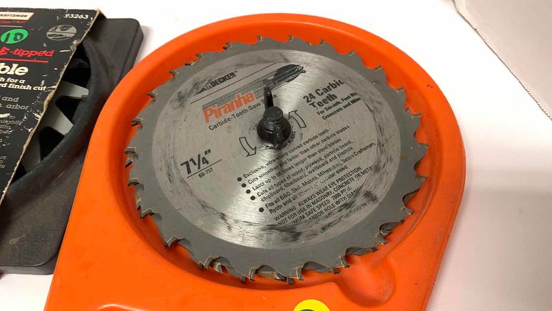 Photo 1 of ASSORTED RADIAL SAW BLADES