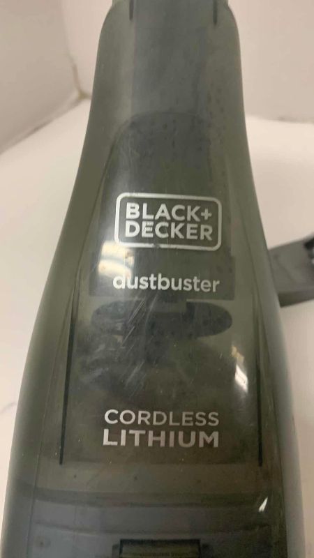 Photo 1 of BLACK AND DECKER CORDLESS LITHIUM MINI VACCUM