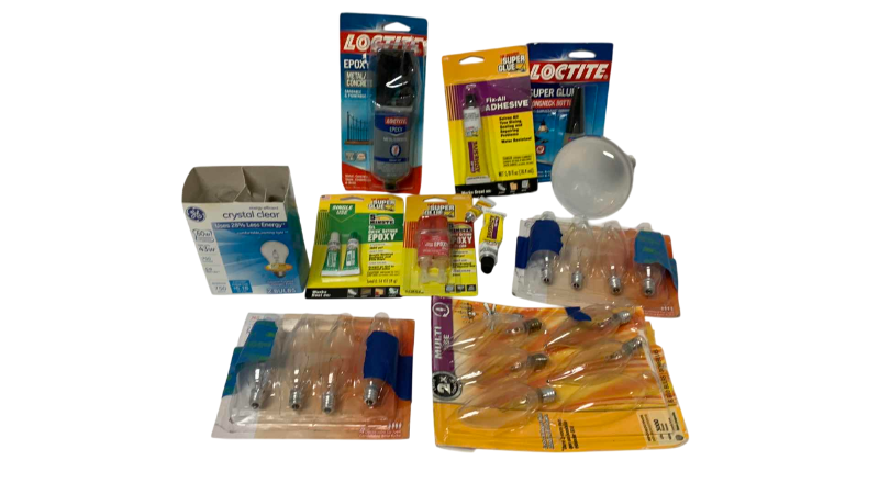 Photo 1 of GLUE AND LIGHTBULBS