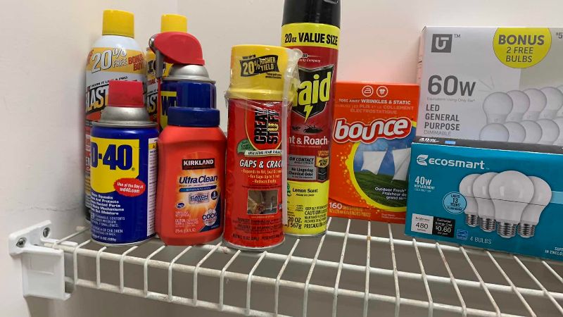 Photo 1 of GARAGE AND CLEANING SUPPLIES