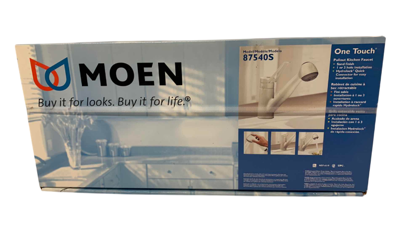 Photo 1 of MOEN ONE TOUCH PULLOUT KITCHEN FAUCET MODEL 87540S FACTORY SEALED