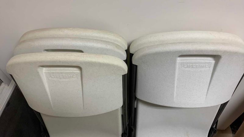 Photo 1 of 5 HEAVYDUTY LIFETIME PLASTIC CHAIRS