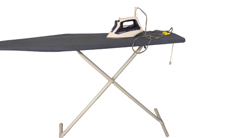 Photo 1 of ROWENTA IRON AND IRONING BOARD