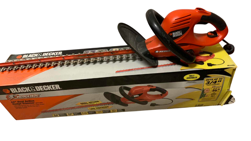 Photo 1 of BLACK AND DECKER 24” ELECTRIC HEDGE TRIMMER