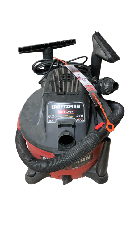 Photo 1 of CRAFTSMAN 6.2 H.P. WET/DRY VACUUM