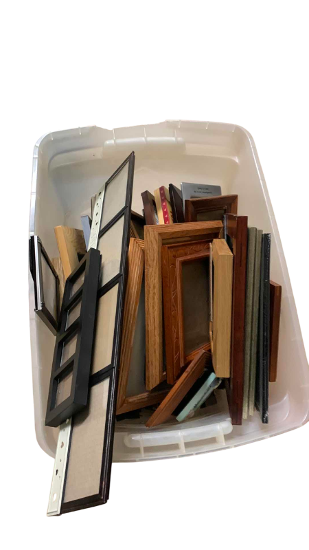 Photo 1 of TOTE OF PICTURE FRAMES