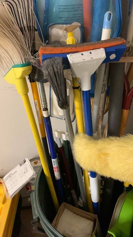 Photo 1 of CONTAINER OF CLEANING TOOLS