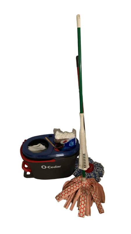 Photo 1 of MOP, BUCKET AND CLEANING SUPPLIES