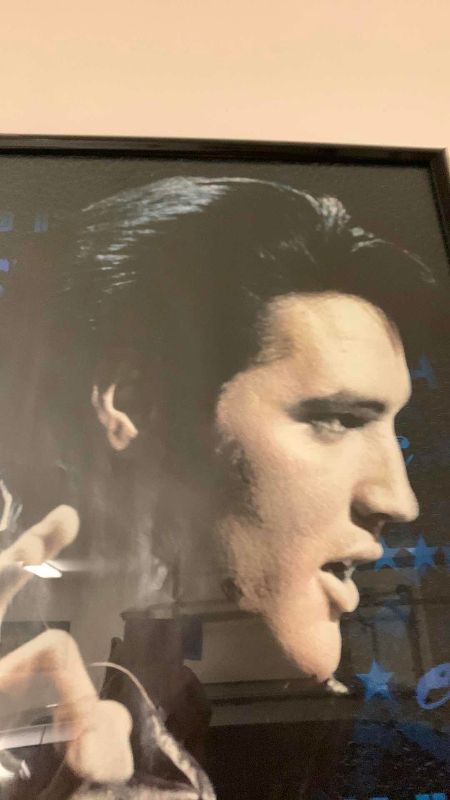 Photo 1 of FRAMED ELVIS POSTER 36” X 24”