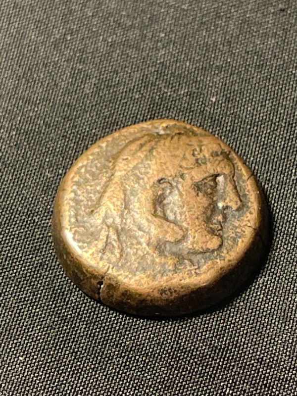 Photo 1 of 283-246 BC. GREEK PTOLEMY II PHILADELPHUS 22MM COIN