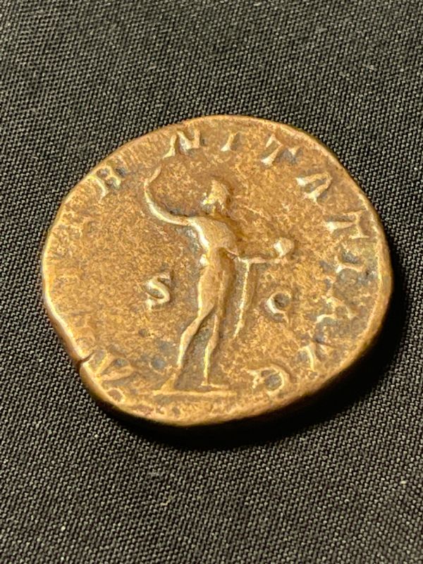 Photo 2 of 240 AD. ROMAN GORDIAN III FACING RIGHT HOLDING GLOBE