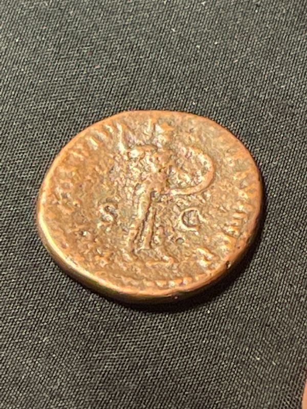 Photo 2 of 81-96 AD. ROMAN DOMITIAN 26MM HEAD RIGHT COIN