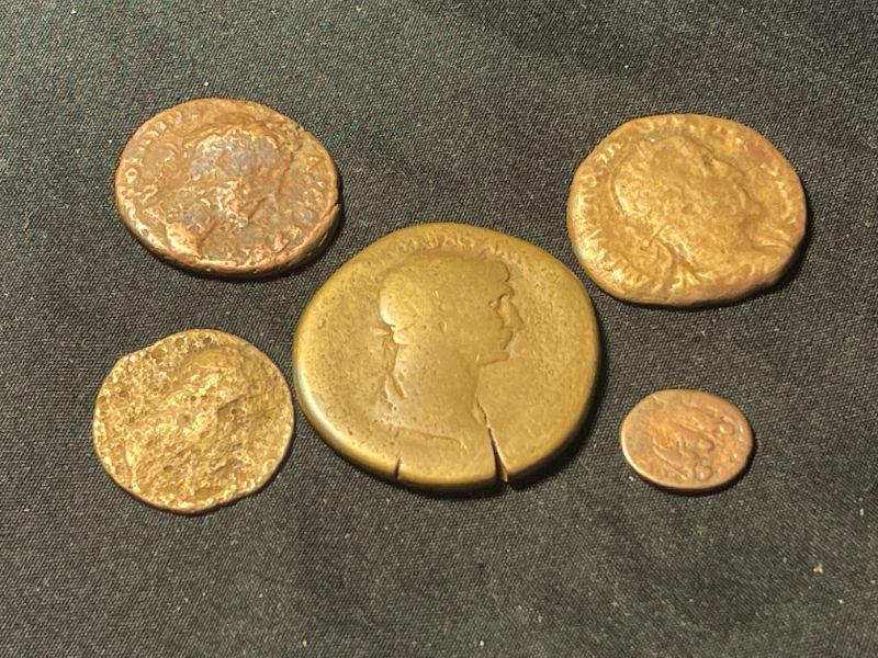 Photo 1 of 5 PC 2000 YEAR OLD ROMAN COINS