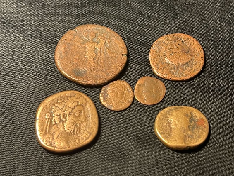 Photo 2 of 6 PC 2000 YEAR OLD ROMAN COINS