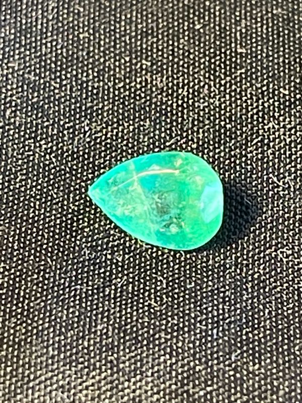 Photo 4 of RARE 1.5CT COLUMBIAN EMERALD PEAR SHAPED HIGH GRADE