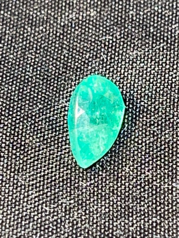 Photo 3 of RARE 1.5CT COLUMBIAN EMERALD PEAR SHAPED HIGH GRADE