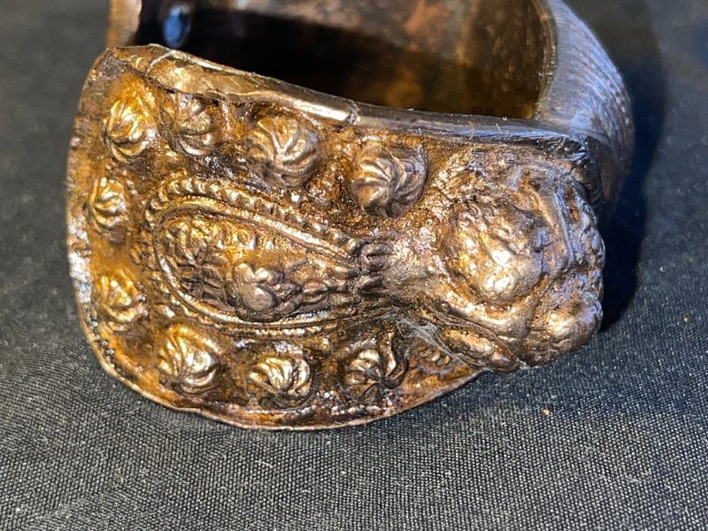 Photo 2 of ANCIENT 15TH CENTURY TURKISH BRONZE FERTILITY BRACELET