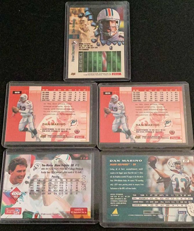 Photo 2 of 5 1995 & 1996 DAN MARINO CARDS