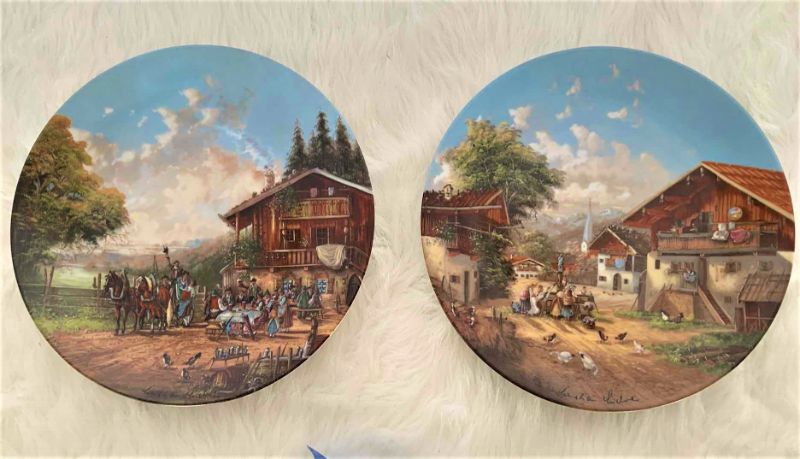 Photo 1 of TWO SIGNED AND NUMBERED w COA CHRISTIAN SELTMANN, ARTIST CHRISTIAN LUCKEL PLATES