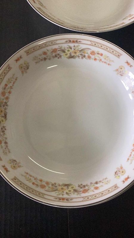 Photo 3 of CLAIRMONT 509 FOUR CROWN CHINA MADE IN JAPAN 12 PLACE SETTINGS MISSING 3 SAUCERS