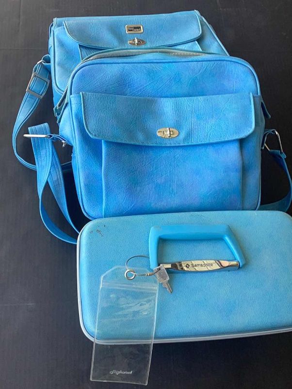 Photo 1 of 3 PIECES OF CARRY ON LUGGAGE: SAMSONITE, SEARS