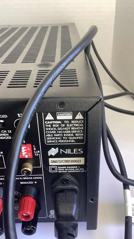 Photo 4 of NILES SI-1230 SYSTEMS INTEGRATION AMPLIFIER, FOR PARTS