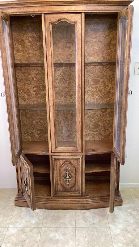 Photo 2 of 3 PANEL CURIO CABINET