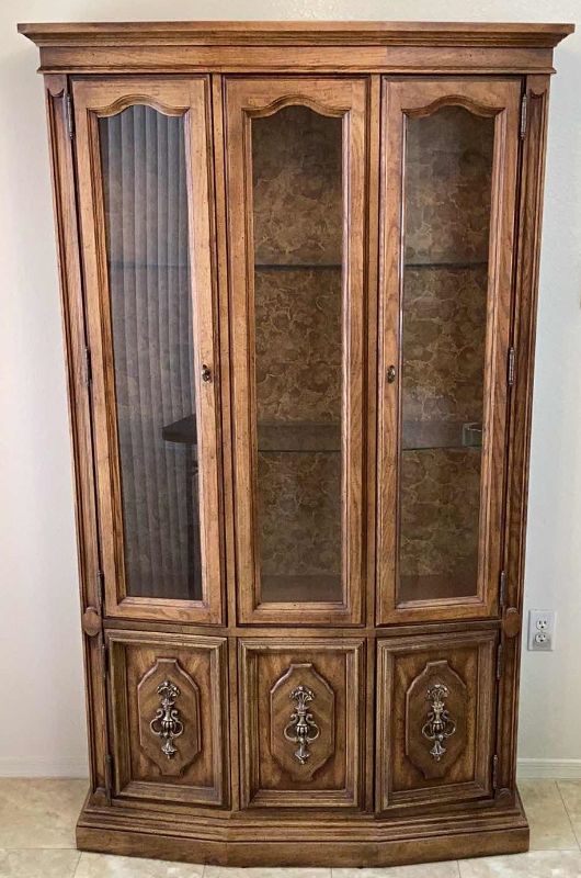 Photo 1 of 3 PANEL CURIO CABINET