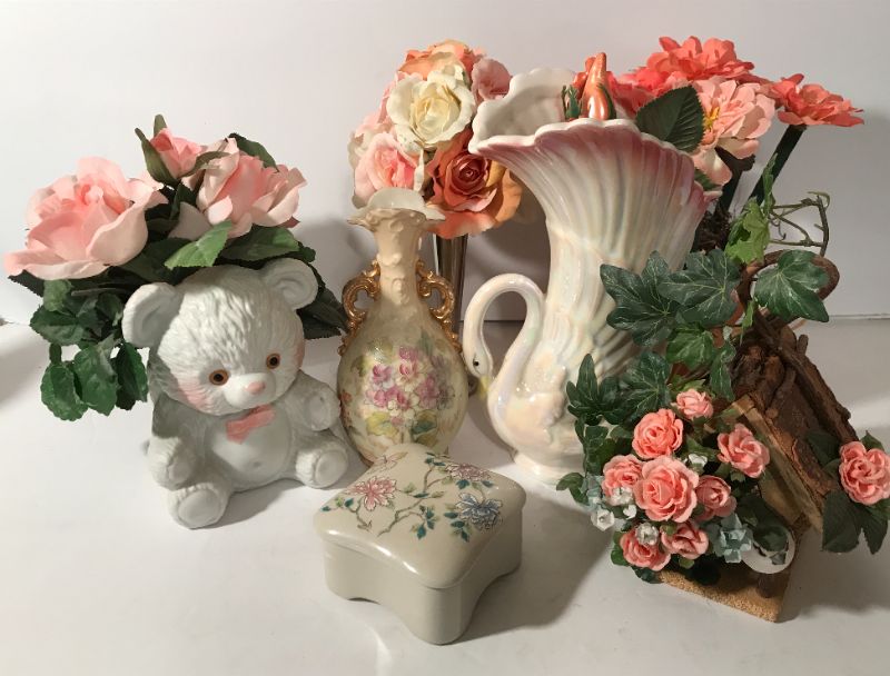 Photo 1 of VINTAGE VASE & FLORAL DECOR & MORE