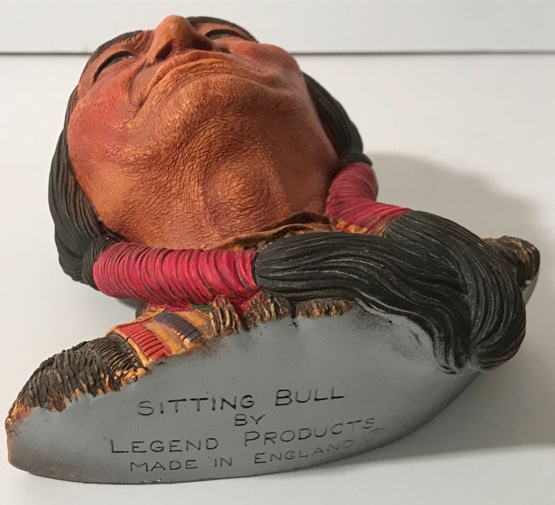 Photo 2 of SITTING BULL BY LEGEND PRODUCTS MADE IN ENGLAND 
6”H