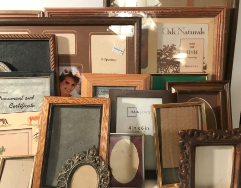 Photo 3 of PICTURE FRAMES VARITY OF SIZES SOME VINTAGE