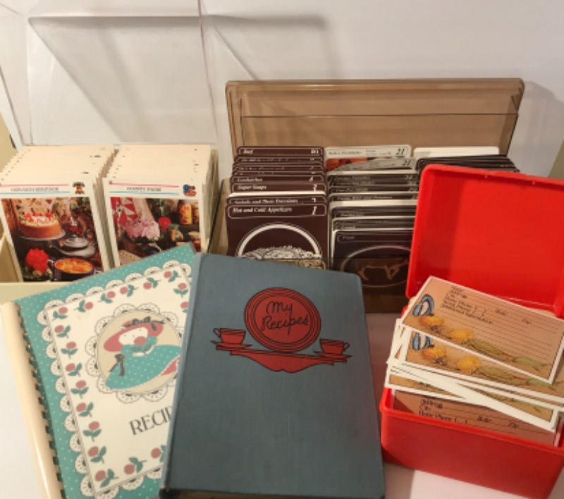 Photo 1 of VINTAGE RECIPE CARDS AND BOOKS